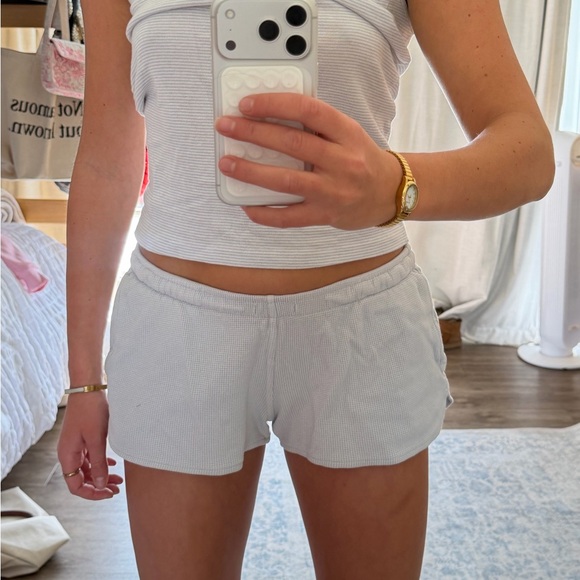 Brandy Melville Grey Lounge Shorts - Picture 5 of 5
